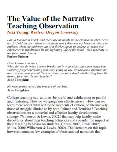 Download Free Observation Papers 