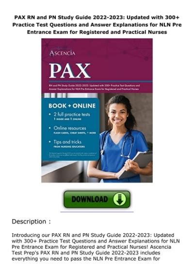 Read Online Free Pax Pn Study Guide 