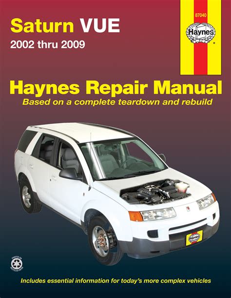 Read Online Free Pdf 2003 Saturn Vue Repair Manual Pdf 