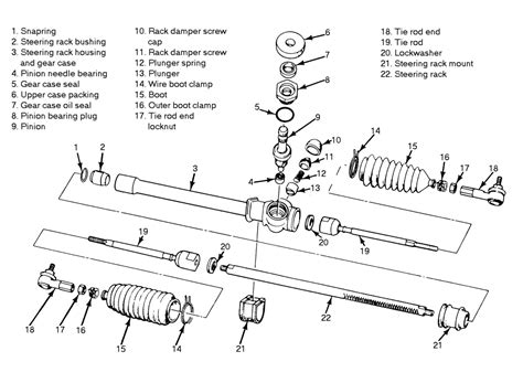 Download Free Seal Replacment Diagram For Rack An Pinion For 05 Gmc Envoy 