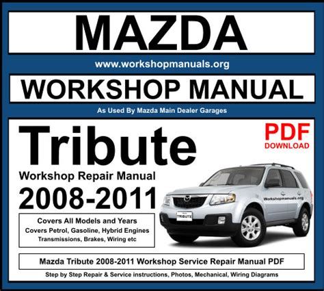 Full Download Free Service Manual For Mazda Tribute 