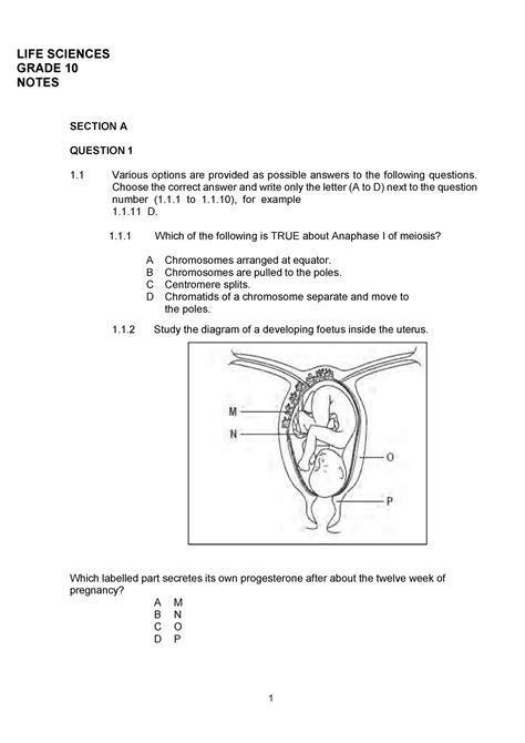 Read Online Free State Grade 12 2014 March Life Sciences Question Paper 