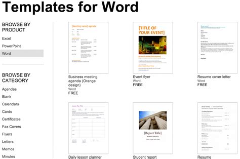 Download Free Word Document Templates Download 