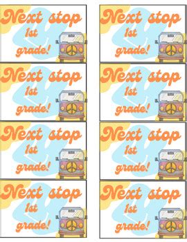 Freebie Next Stop 1st 6th Grade Cards Retro Next Stop 1st Grade - Next Stop 1st Grade