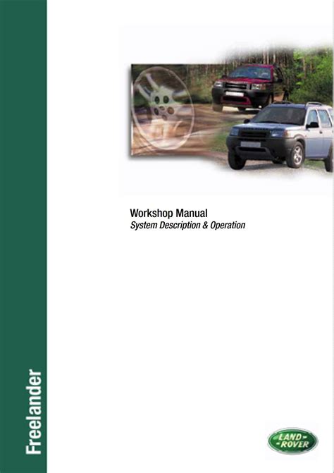 Freelander Workshop