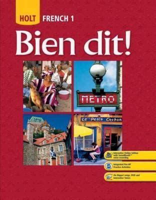 french 1 text bien dit