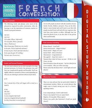 French Conversation Speedy Study Guides