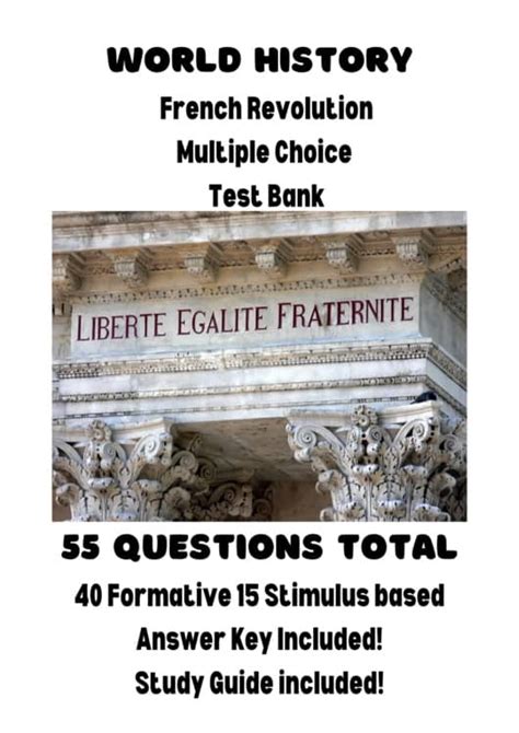 French Revolution Multiple Choice Test
