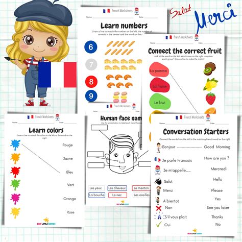 French Worksheet For Kids Belfastcitytours Com Using Precise Language Worksheet - Using Precise Language Worksheet