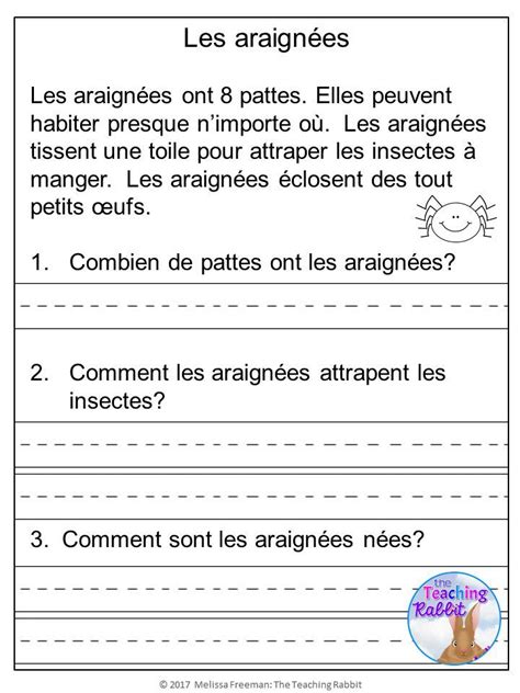 Download French Comprehension Passages With Questions And Answers 