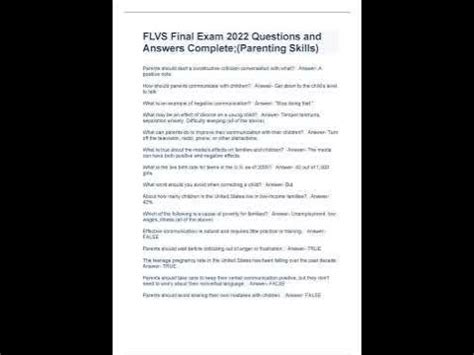 Download French Flvs Final Exam Study Guide 