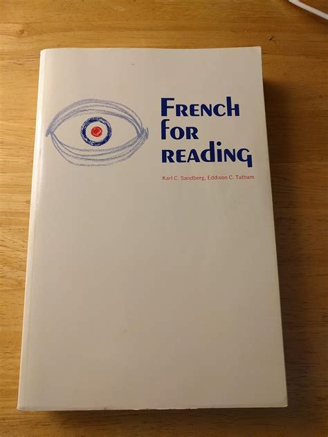 Download French For Reading Karl C Sandberg 