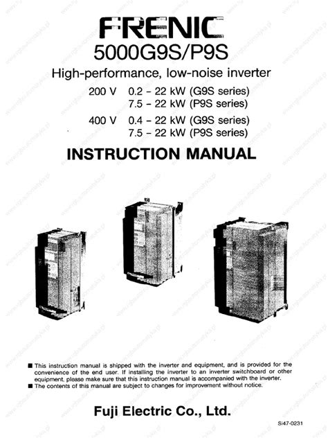 Read Online Frenic 5000G9S User Manual Pdf Cursisamales Wordpress 