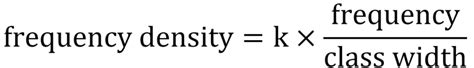 Frequency Density Formula