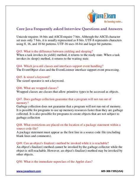 Read Frequently Asked Interview Questions Answers In Java 