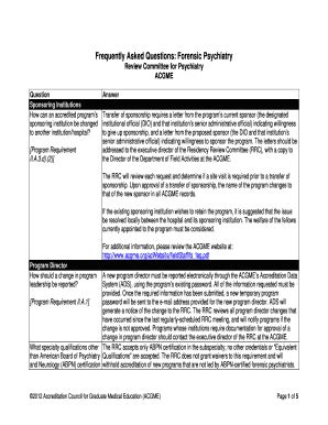 Read Online Frequently Asked Questions Forensic Psychiatry 