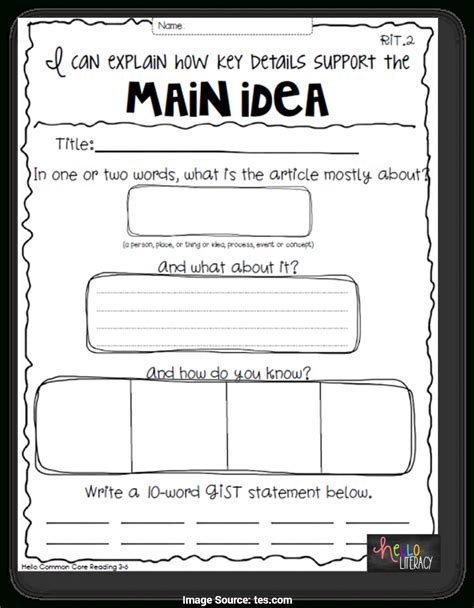 Fresh Main Idea Lesson Plan 4th Grade Hawthorne Main Idea Paragraphs 3rd Grade - Main Idea Paragraphs 3rd Grade