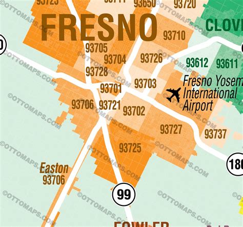 fresno california zip code