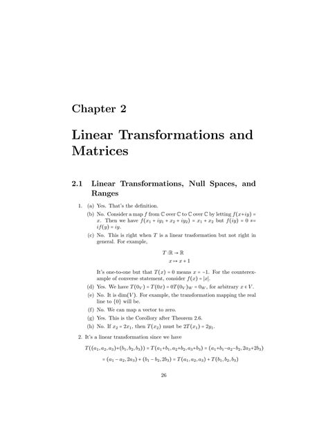 Read Friedberg Linear Algebra Homework Solutions Chapter 2 File Type Pdf 