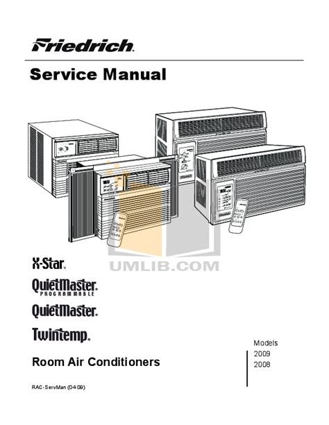 Download Friedrich Ks15L10 User Guide 