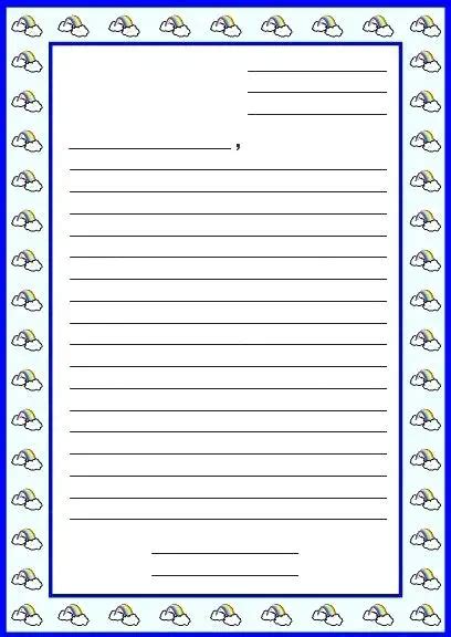 Read Online Friendly Letter Writing Paper 