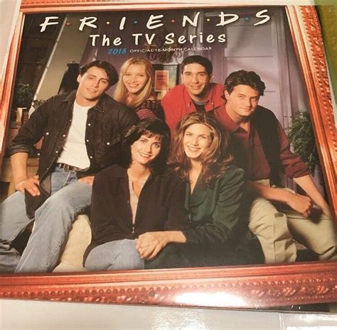 Friends 2018 12 X 12 Inch Monthly Square Wall Calendar Comedy Tv Television Show Warner Brothers