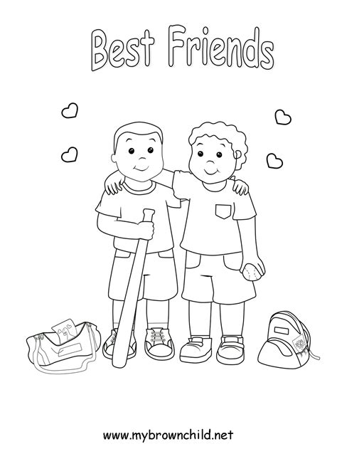 Friendship Coloring Page Free Printable Coloring Pages Friendship Coloring Pages For Preschoolers - Friendship Coloring Pages For Preschoolers