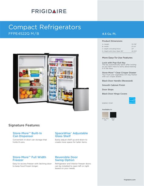 Download Frigidaire Bfph33M4Lm User Guide 