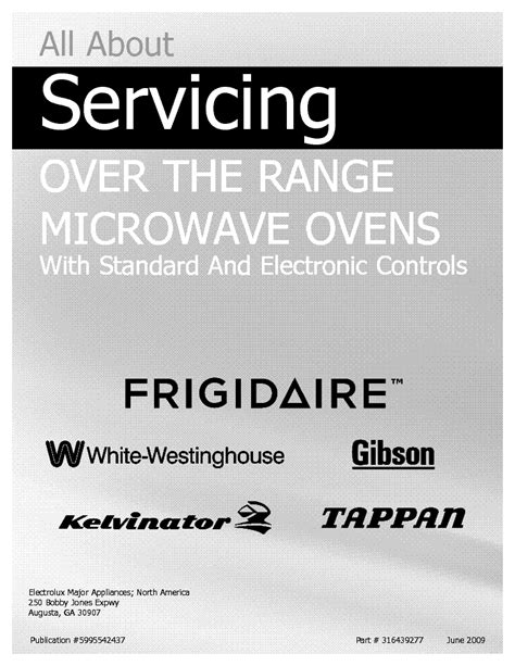Full Download Frigidaire Fmv152K User Guide 