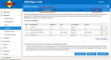 fritzbox firewall test
