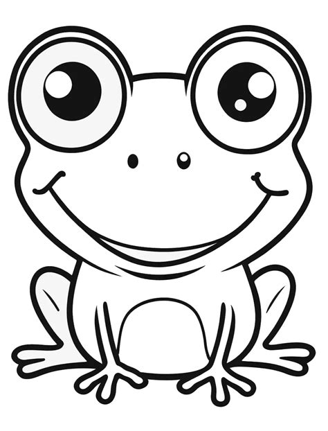 frog coloring page
