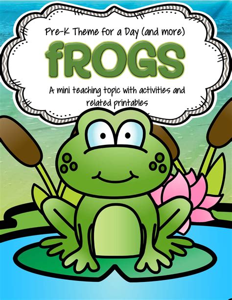 Frogs Math Science And Literacy Activities And Centers Frog Science Activities For Preschoolers - Frog Science Activities For Preschoolers