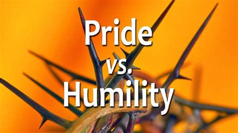 From Pride To Humility A Biblical Perspective