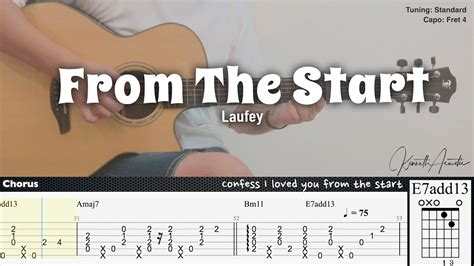 From The Start Chords