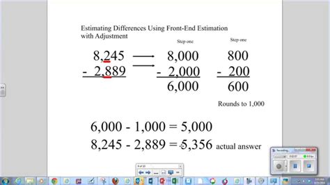 Front End Estimation
