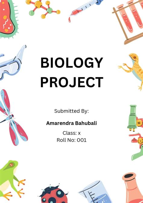 Front Page For Bio Project