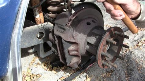 Read Front Rotor Removal On Ford Van E350 