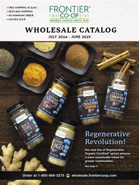 Frontier Wholesale Catalog