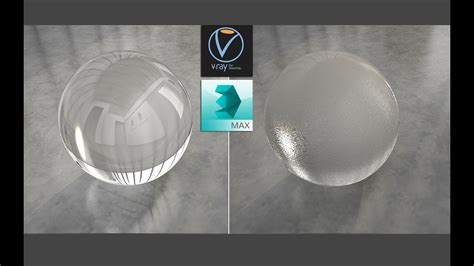 frosted glass vray settings