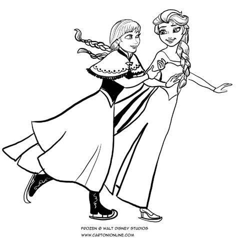 Frozen Cast Ice Skating Coloring Pages Free Printable Ice Skate Coloring Pages - Ice Skate Coloring Pages