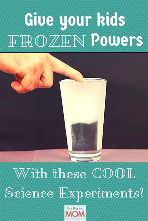 Frozen Elsa Super Powers Science Experiment For Kids Frozen Science - Frozen Science