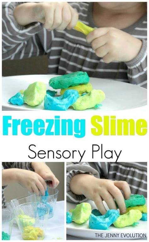 Frozen Slime Science Sensory Play Mommy Evolution Frozen Science - Frozen Science