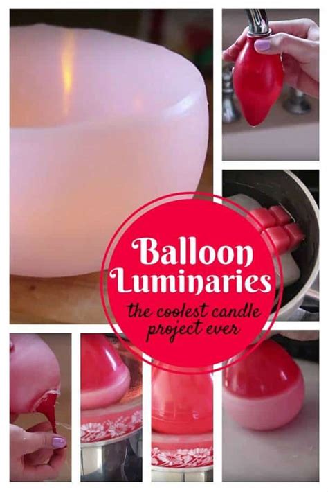 frozen water balloon luminaries