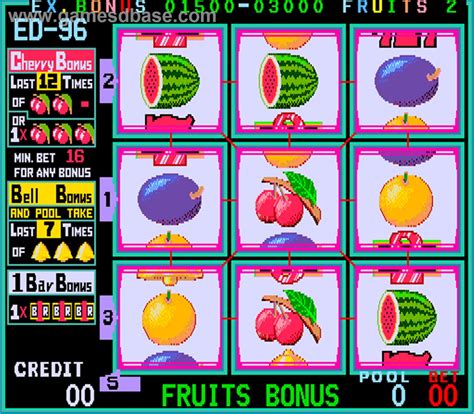 fruit bonus 96 slot machine free