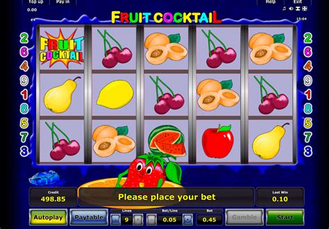 fruit cocktail video slot Deutsche Online Casino
