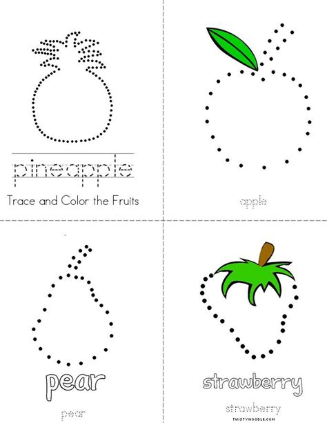 Fruit Coloring Pages Twisty Noodle Pictures For Colouring For Kids Fruit - Pictures For Colouring For Kids Fruit