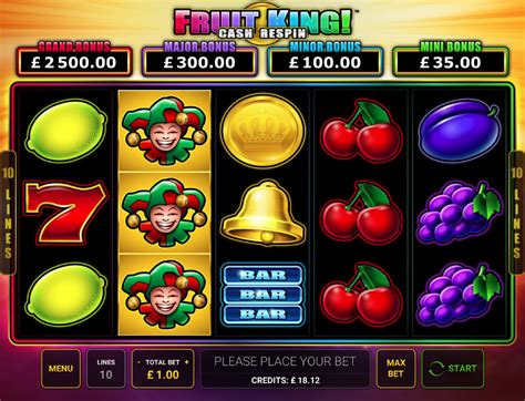 fruit king slot machine kzua