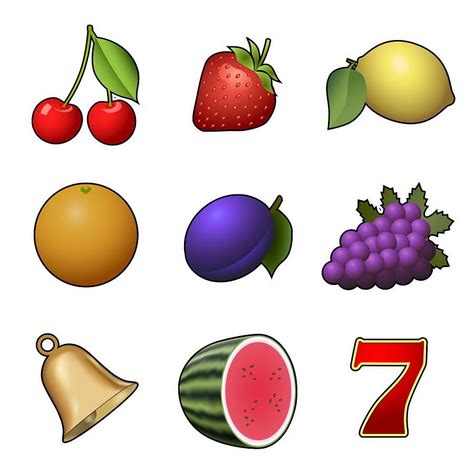 fruit machine symbols