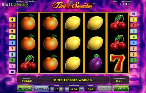 fruit sensation slot Top deutsche Casinos