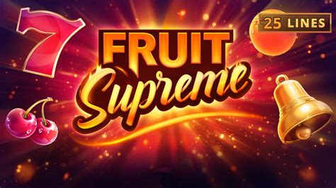 fruit supreme slot plae